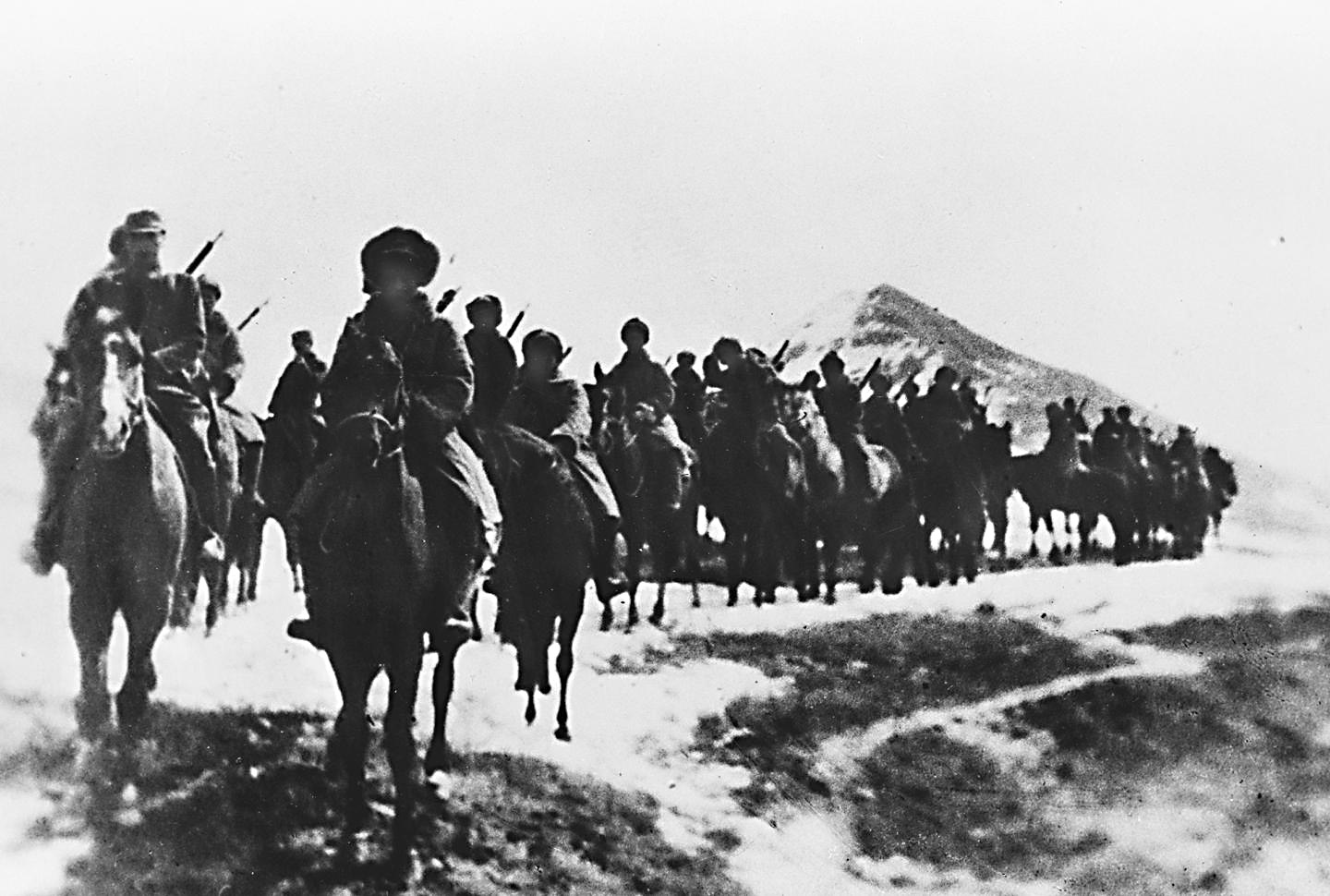 東北抗日聯(lián)軍騎兵部隊。